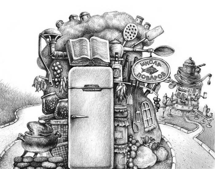 Эскиз для росписи стены 2