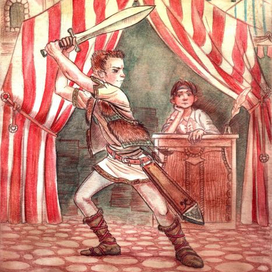 Иллюстрация к книге "Рыцарский меч"