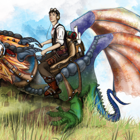 Дракон + портрет