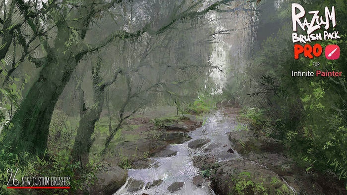 Загадочный  лес (IpadPro)