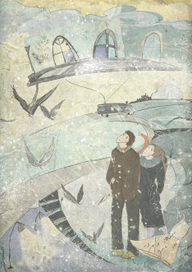 Утром в небо