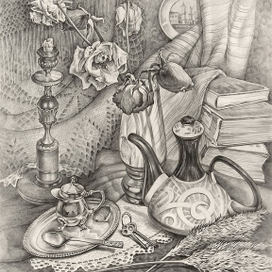 Натюрморт с розами