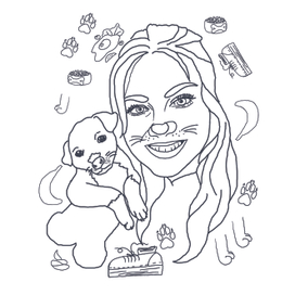 Портрет-раскраска