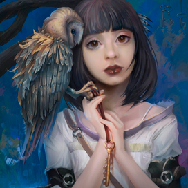 Девушка с совой