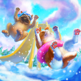 Мопс и корги 2