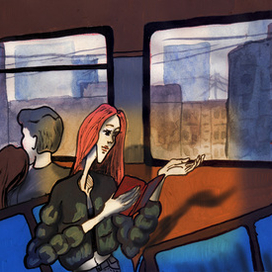 Клементина в электричке