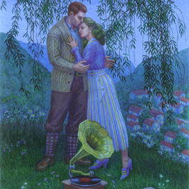 иллюстрация к роману Ф.С.Фицджеральда "Ночь нежна"