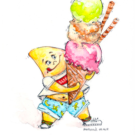 Звездочка с мороженком