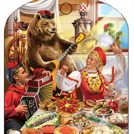 Русское застолье