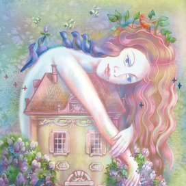 Домик в сирени