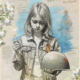 плакат к 9мая