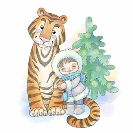 Новогодняя открыточка