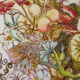 Графика на стене