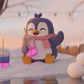 3d penguin