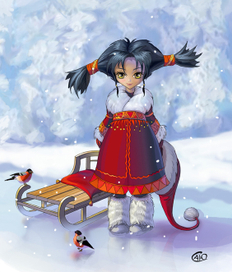 наивная чукотская дефочка