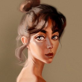 Девушка освещенная солнцем