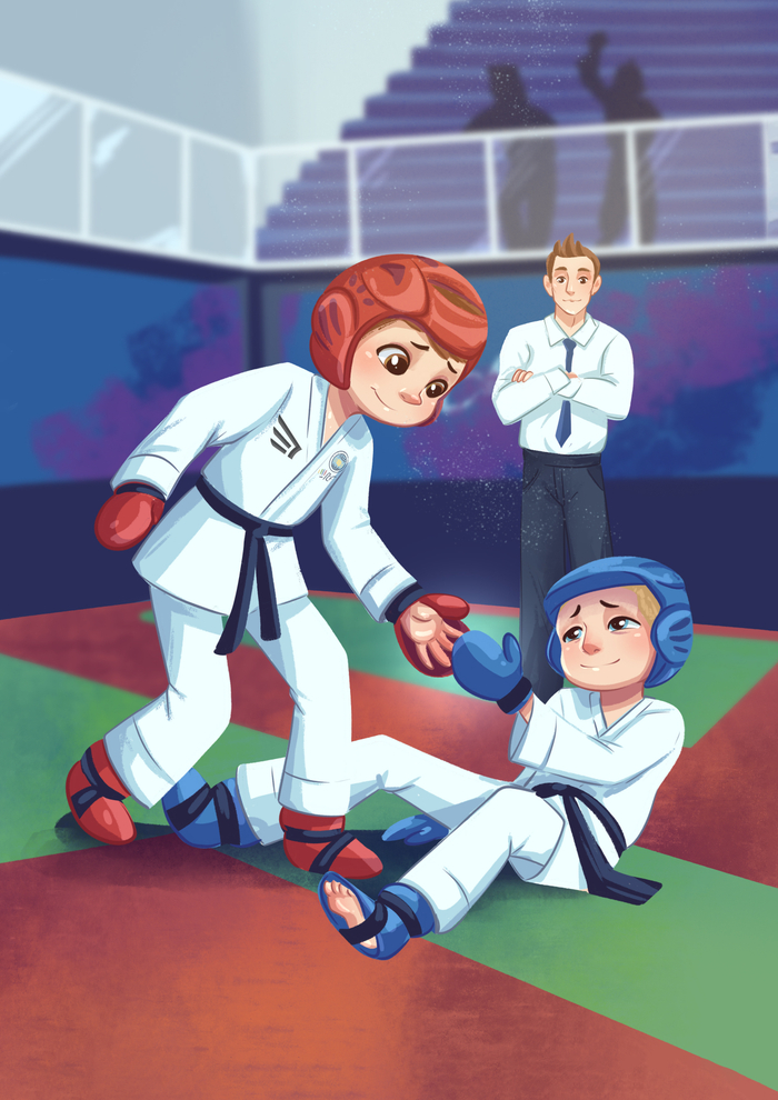 Иллюстрация для дневника Тхэквондиста