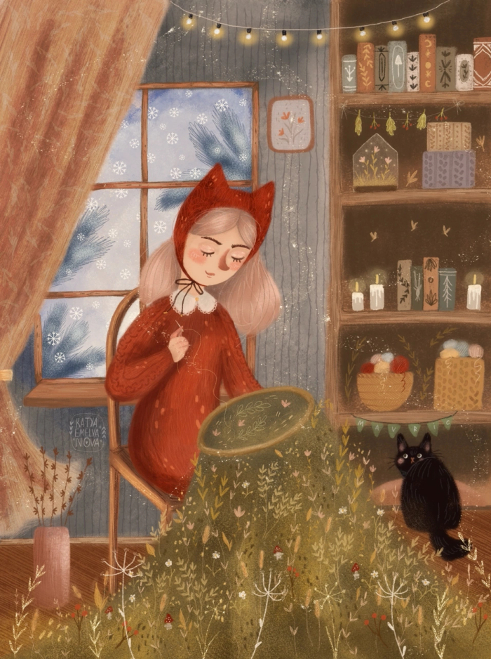 Вышивая весну