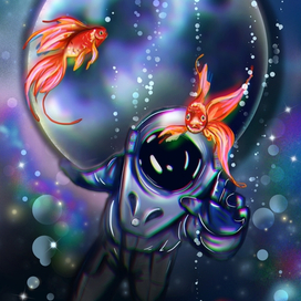 Космос подводой