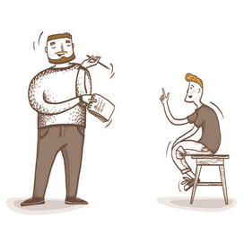 Беседа папы с сыном