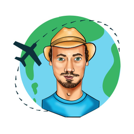 Аватарка для тревел блога 