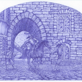 В тёмном переулке