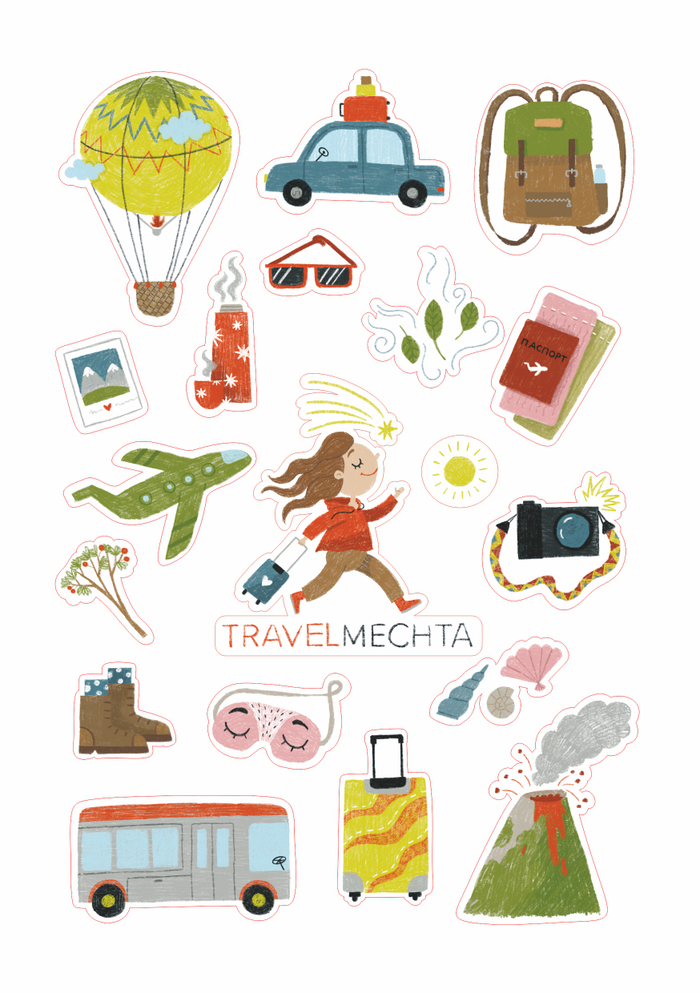 Стикеры для TRAVELMECHTA