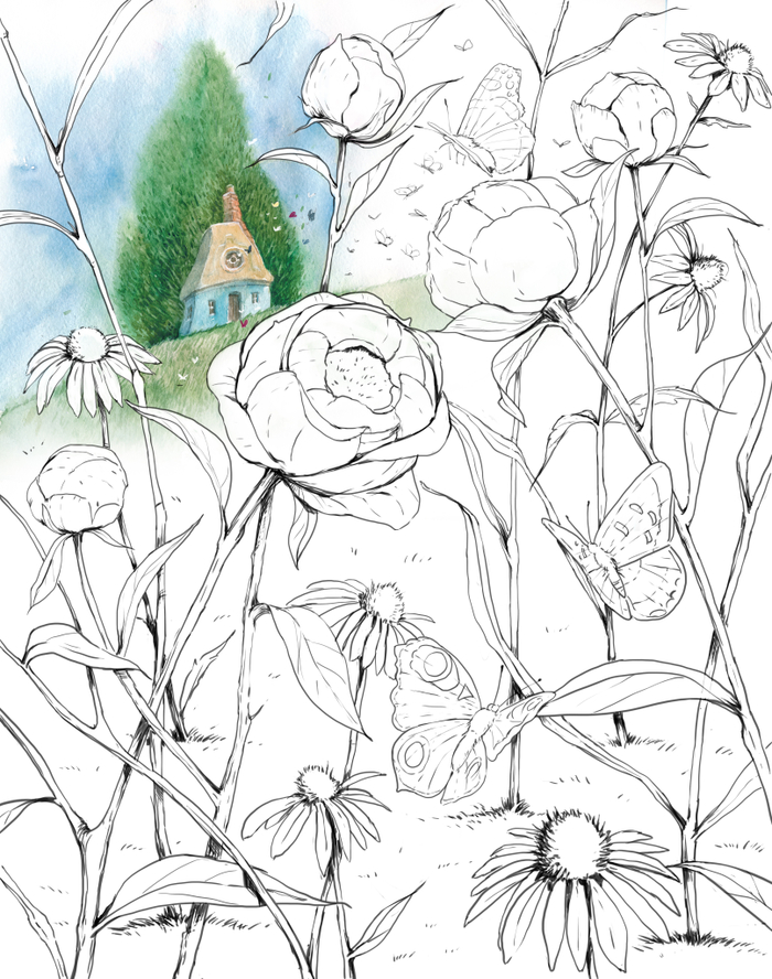 Страница для раскраски