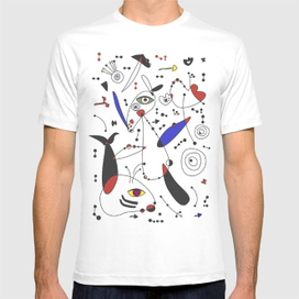 принт в стиле Миро