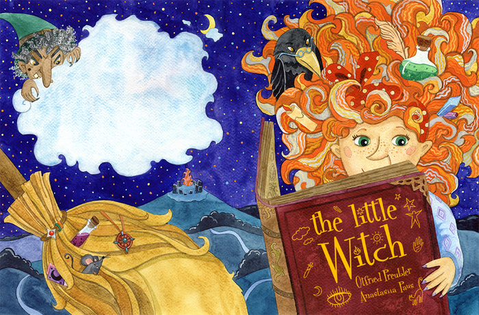 Обложка к книге Маленькая ведьма