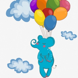 Слон и шарики