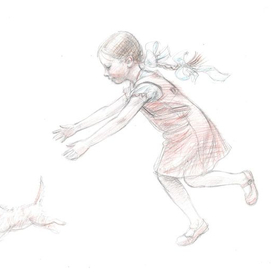 Евгений Шварц "Первоклассница", иллюстрация