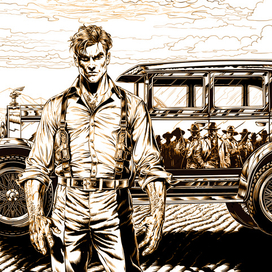 Боец - черно-белая версия