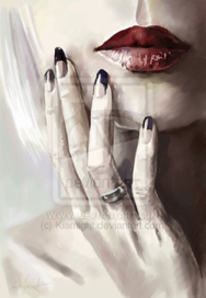 Портрет губы