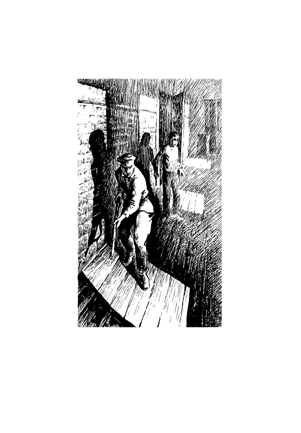 Рисунок к книге "Старая крепость"