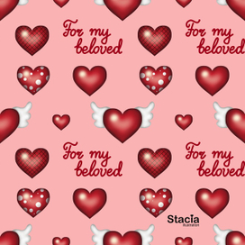 Паттерн ко дню всех влюбленных