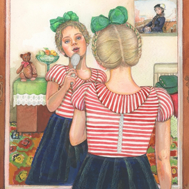 Иллюстрация к книге «Девочки,прославившие Россию »