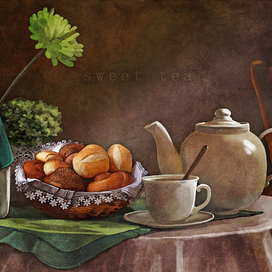 чай с булочками