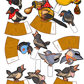 Сорока-ворона деток кормила..