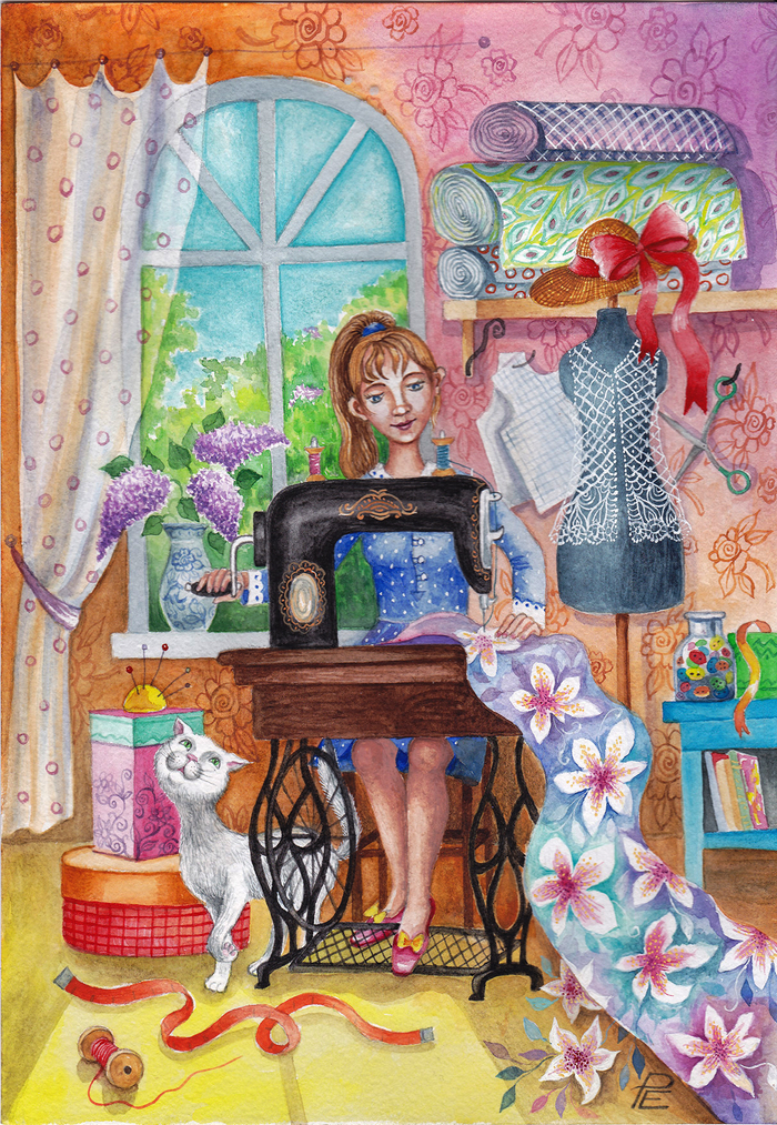 Про  нас, рукодельниц... портниха