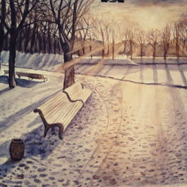 Зимний пейзаж 