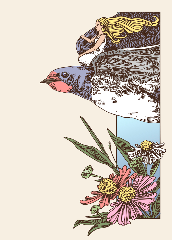 Полет дюймовочки