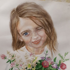 портрет дочки