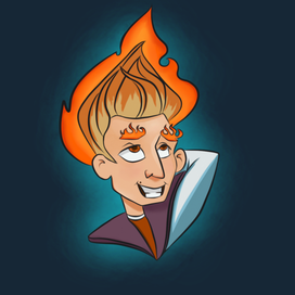 Огненный студент магической школы