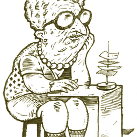 Театральные профессии. Билетёрша.