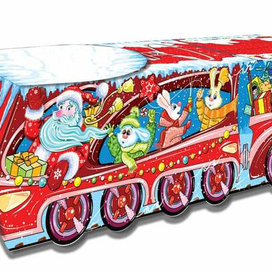 новогодний трамвайчик