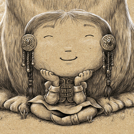 Девочка с собакой