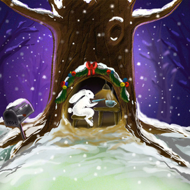 Заяц и Новый год