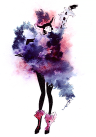 Дама в шубке