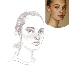 Скетч портрет 
